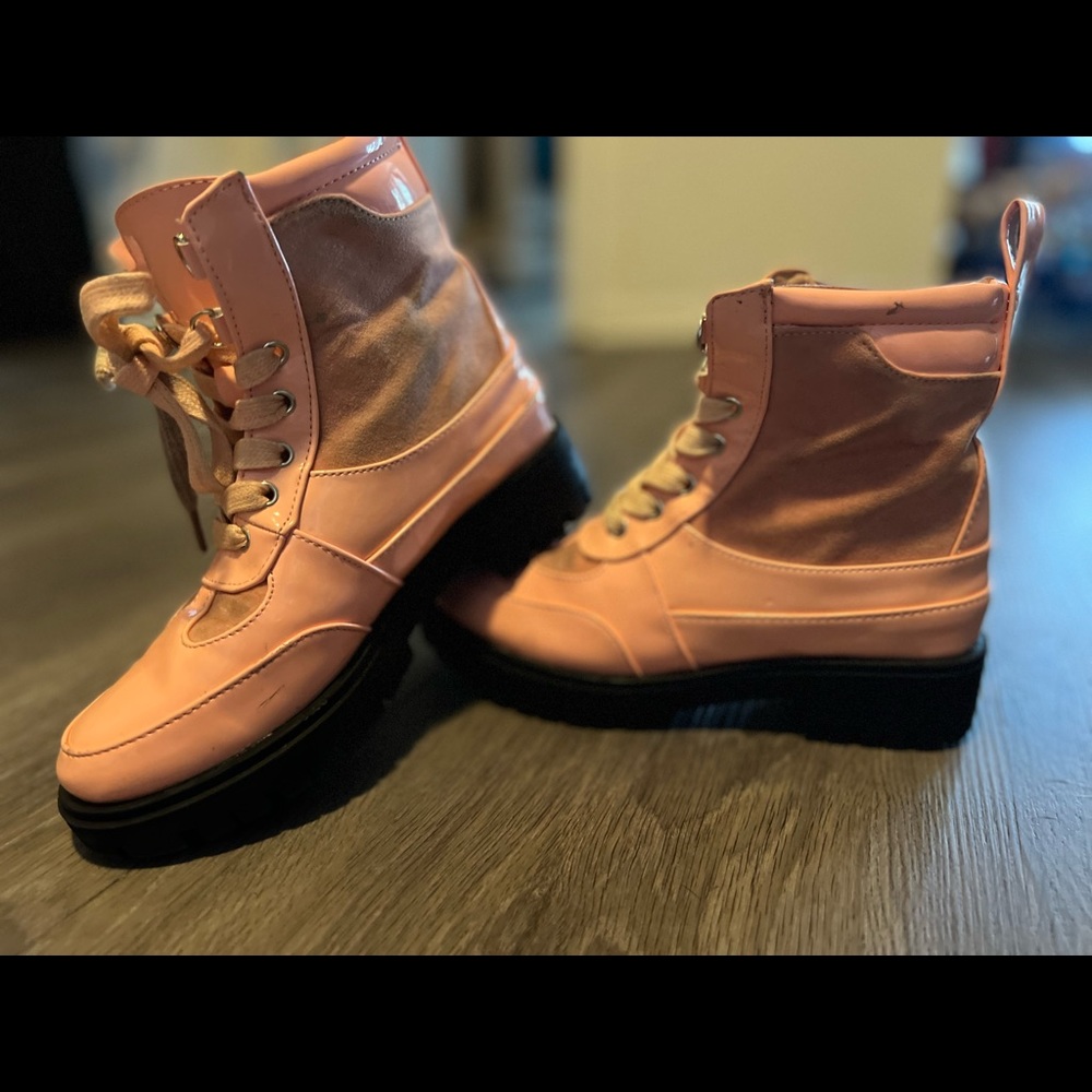Kids Pink Boots